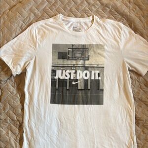 Nike White Short Sleeve Tee Just Do It